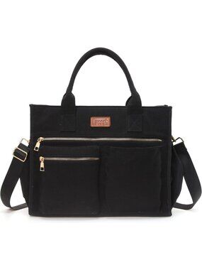 Stylish Canvas Tote Bag for Women | Versatile Crossbody Work & Laptop Handbag